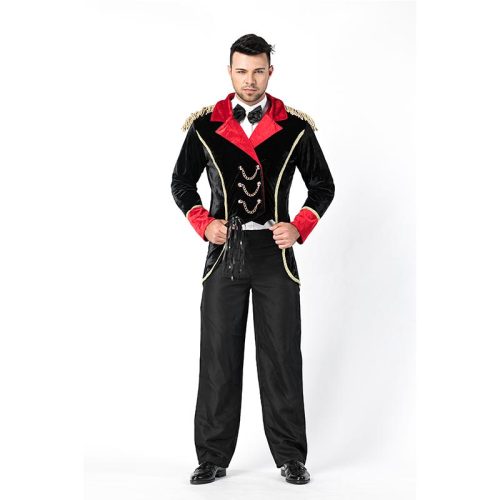 Handsome Men Hallter Magician Costume