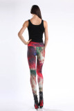 Multicolored Fancy Galaxy Leggings L8745