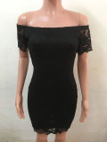 Friendzone Off Shoulder Lace Club Dress