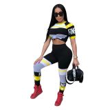 Finesse Printed Fitting Top and Pants