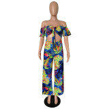 Sexy Off Shoulder Hollow Out Jumpsuit