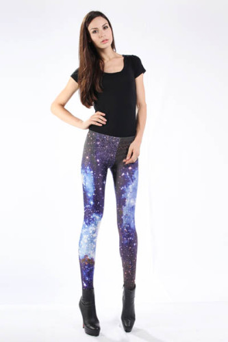 Multicolored Fancy Galaxy Leggings L8711