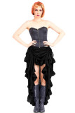 Steampunk Show Girl Skirt Black L549-1