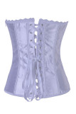 Daring Sheer V Corset White L4057-1