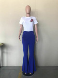 Candy-colored Flared Pants