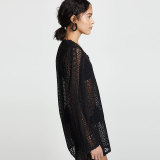 Long Sleeve Lace Cover Up Dress