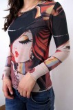 Jazz Girl Tattoo Long Shirt L9842