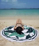 The Santa Barbara Round Towel L38368