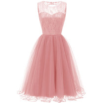 Women's Lace Sleeveless Cocktail Party Dresses Women's Lace Sleeveless Cocktail Party Dresses