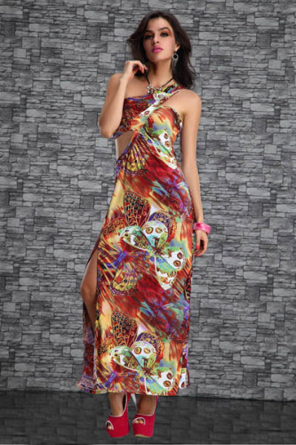 New Coming Long Gown Red L5055-3