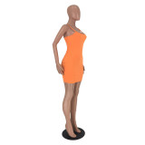Sexy Vest Straps Mini Dress