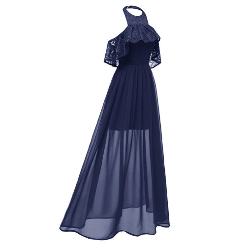 Women's Lace And Chiffon Long Swing Dress