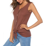Casual Printed Top with Button