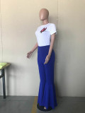 Candy-colored Flared Pants