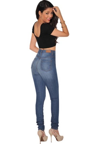 Fashion Was Thin Skinny Tight Jeans L558