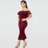 Sweet Innocence Lace Midi Dress