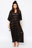 Crochet Oversized Beach Maxi Dress L51283-1