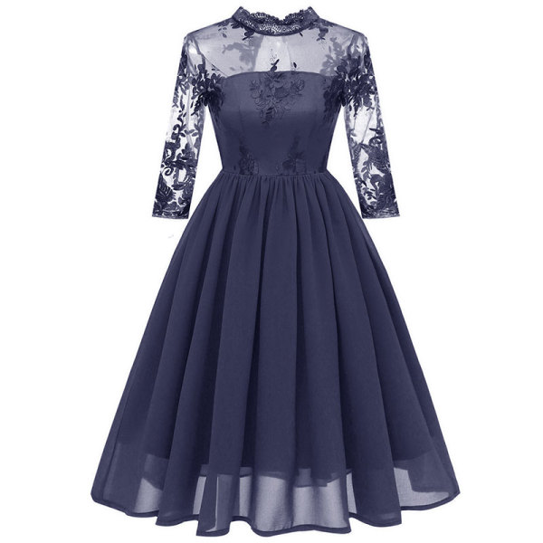 Women's Multi-Color Elegant Party Lace Dress