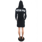Pineapple Casual Hooded Club Dresses