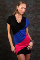 Mix Color Dress for Lady L2241-1 Mix Color Dress for Lady L2241-1