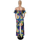Sexy Off Shoulder Hollow Out Jumpsuit
