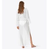Solid Color Sied Split Stand Collar Maxi Dress
