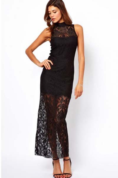 Polo Lace Maxi Dress L51153