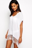 Seafolly Sky Midi Kaftan with tassels L38214