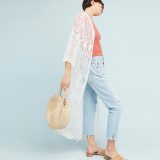 Lace Embroidered Beach Long Cardigan
