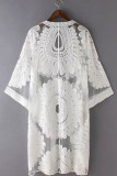 Floral Embroidered Beach Cardigan L38449