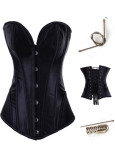 Sexy Satin Steel Bone Corset L4182-1