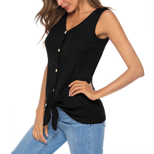 Casual Printed Top with Button