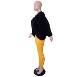Batwing Sleeve V Neck T Shirt