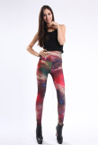 Multicolored Fancy Galaxy Leggings L8745