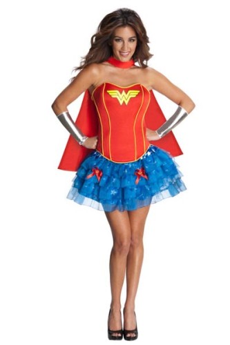 Sexy Wonder Woman Corset Costume L15235