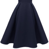 Cape Patchwork Swing Dress