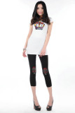 Chinese Opera Black Short Legging L371