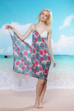 Sunflower Strap Beach Cover-up L3735