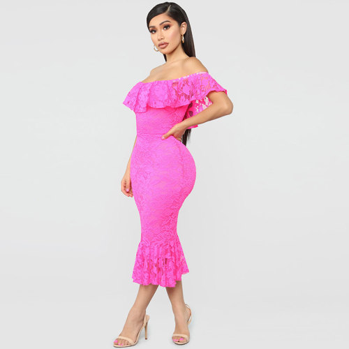 Sweet Innocence Lace Midi Dress