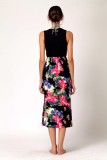 high quality Open fork beach dress L38175