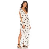 Star Starry Maxi Cover Up Beach Dress