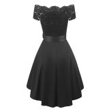 50s 60s Women's Vintage Cocktail Bridesmaid Dress