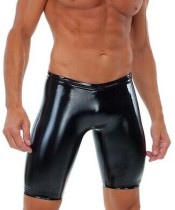 Men Latex Shorts L507