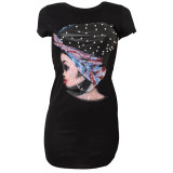 Casual Printed Cartoon Avatar Mini Dress