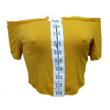 Solid Color Off Shoulder Cardigan Top