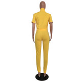 Casual Ribbon Sports Pant Set