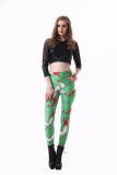 Italy Flag Print Tight Pant L8788