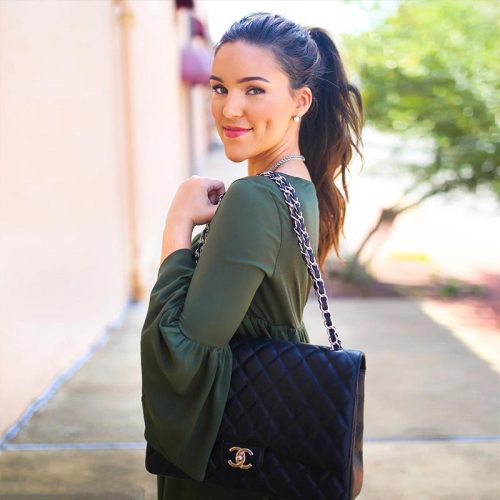 Casual Flare Sleeve Mini Dress