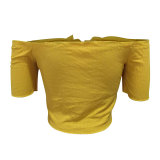 Solid Color Off Shoulder Cardigan Top