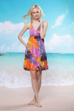 Plunge Halter Beach Blouson L3725